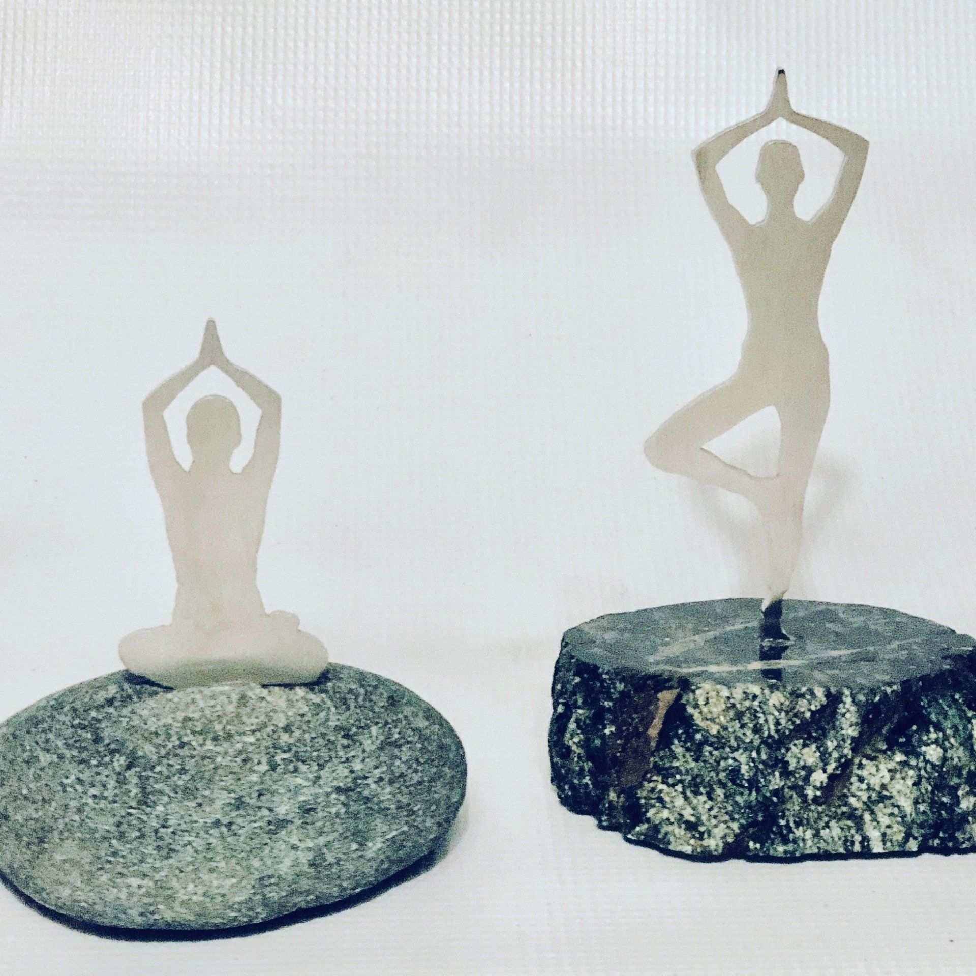 Vermont Rocks sports yoga yogi sculpture decor