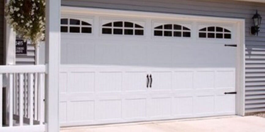 Stamped Carriage House Long Panel — Electric Garage Door Sales