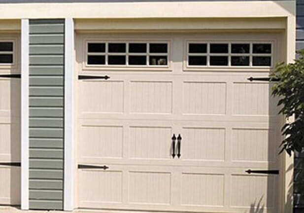 Stamped Carriage House Short Panel — Electric Garage Door Sales