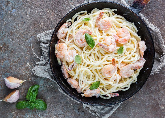 Detroit —  Pasta In A Creamy Sauce With Shrimp In Redford, MI