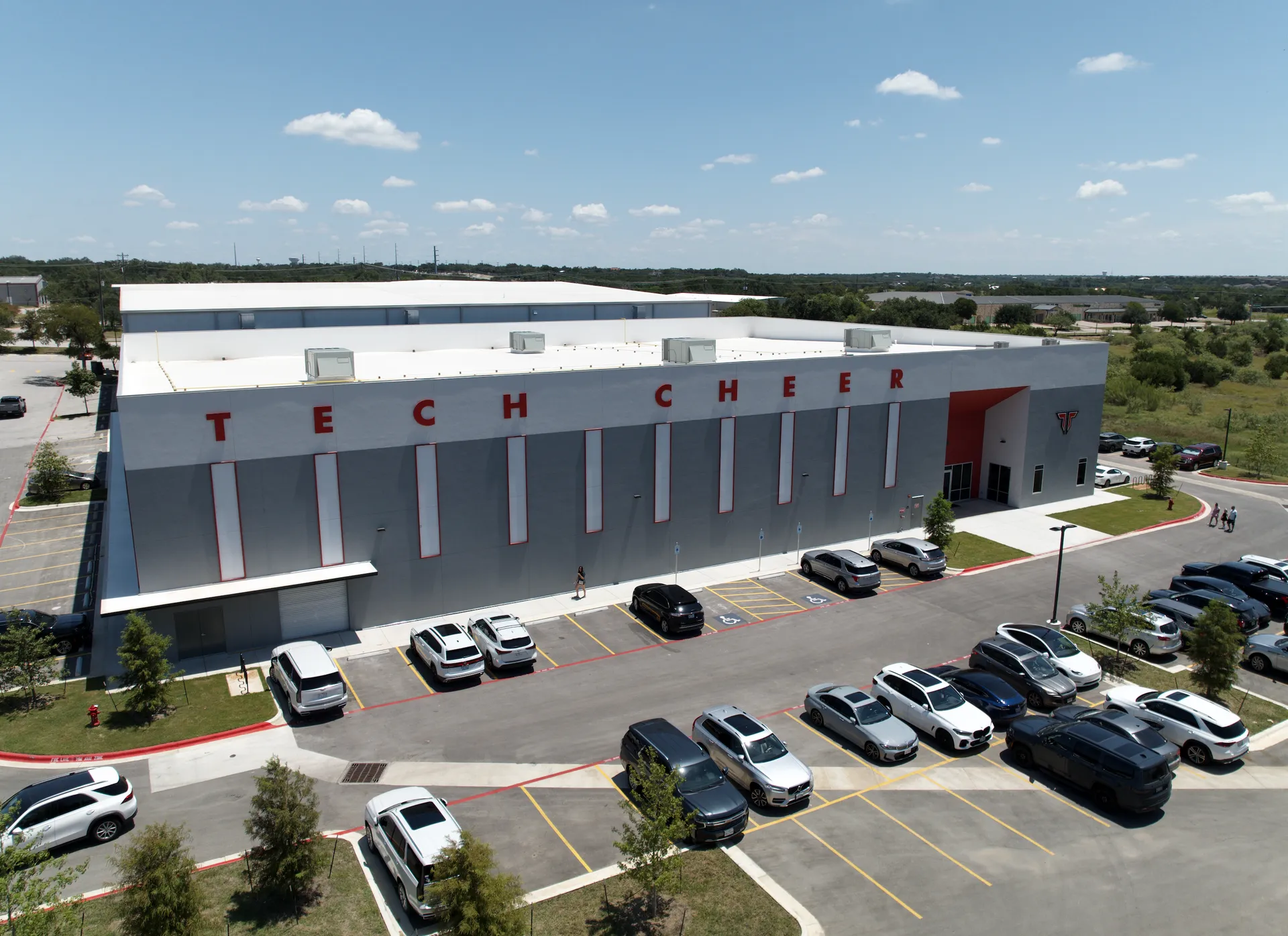 Exterior View of A Gray Building — Cedar Park, TX — Tech Cheer