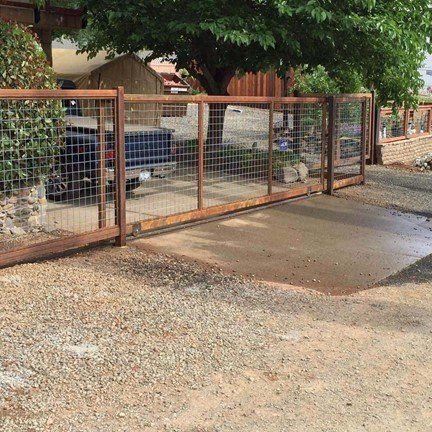 House Fence — Lakeport, CA — Davis Fabrication & Ornamental Designs