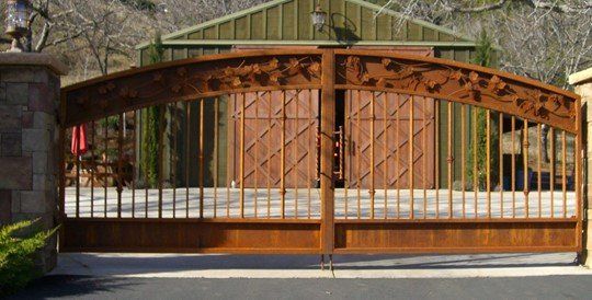 Custom Gate — Lakeport, CA — Davis Fabrication & Ornamental Designs