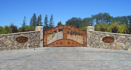 Wrought Iron Gate — Lakeport, CA — Davis Fabrication & Ornamental Designs