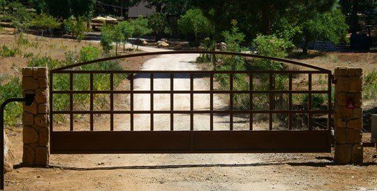 Iron Gate — Lakeport, CA — Davis Fabrication & Ornamental Designs