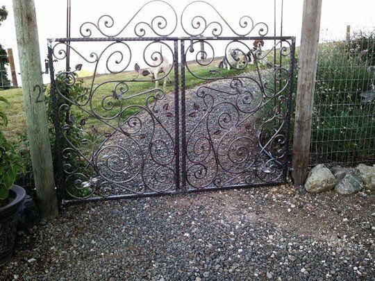 Custom Ornamental Iron Gate — Lakeport, CA — Davis Fabrication & Ornamental Designs