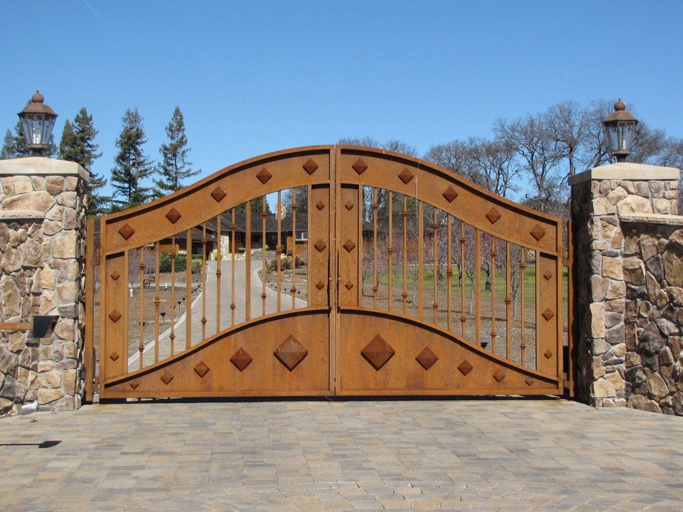 Big Gate — Lakeport, CA — Davis Fabrication & Ornamental Designs