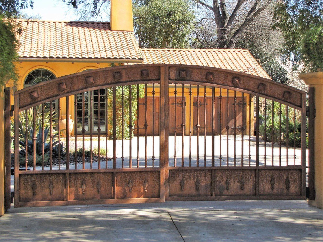 Driveway Gate — Lakeport, CA — Davis Fabrication & Ornamental Designs