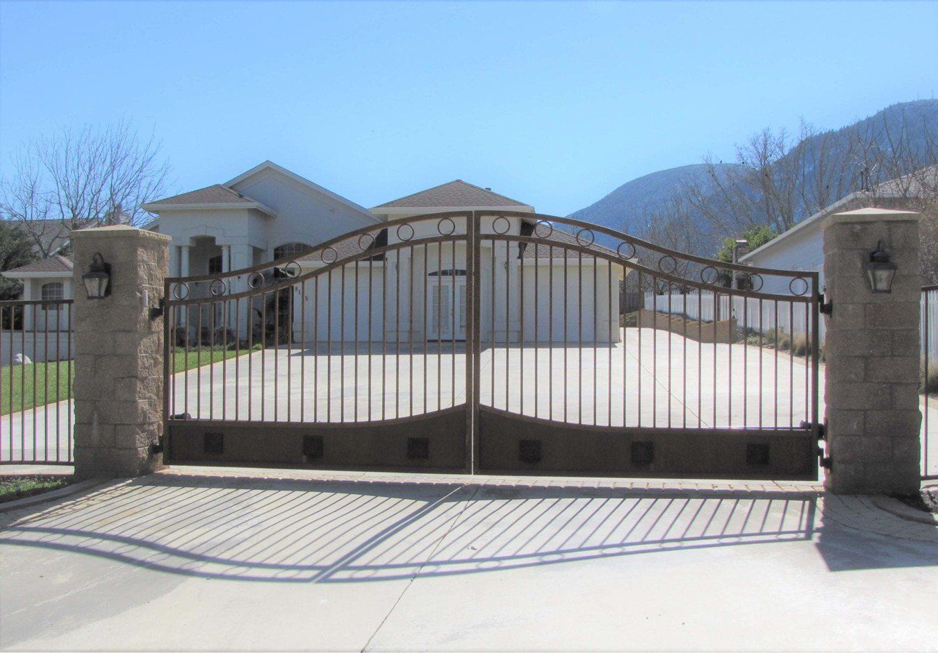 Custom Metal Gate — Lakeport, CA — Davis Fabrication & Ornamental Designs