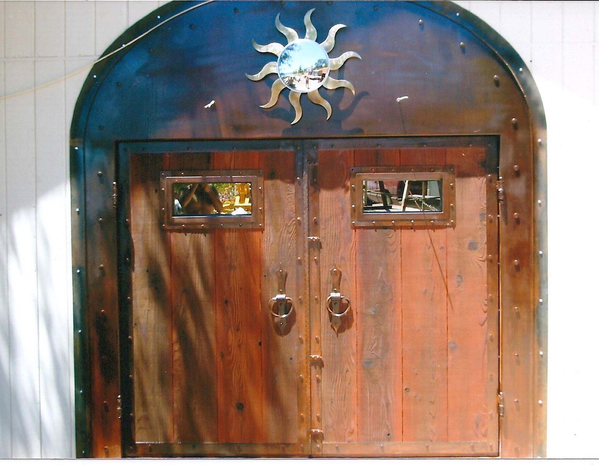 Custom Metal Door — Lakeport, CA — Davis Fabrication & Ornamental Designs
