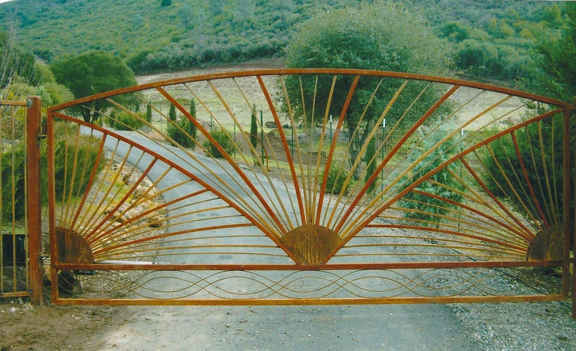 Gate Entrance — Lakeport, CA — Davis Fabrication & Ornamental Designs