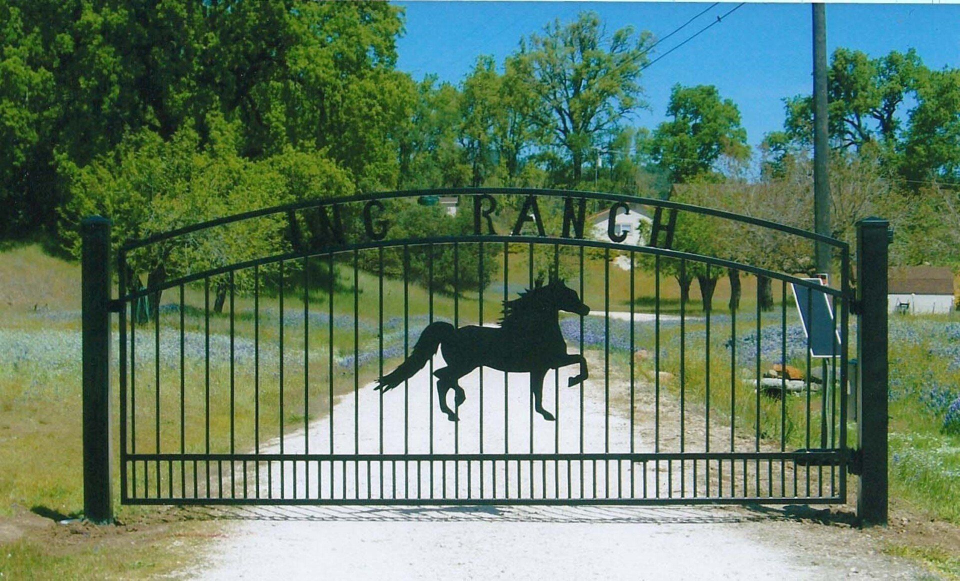 Ranch Gate — Lakeport, CA — Davis Fabrication & Ornamental Designs
