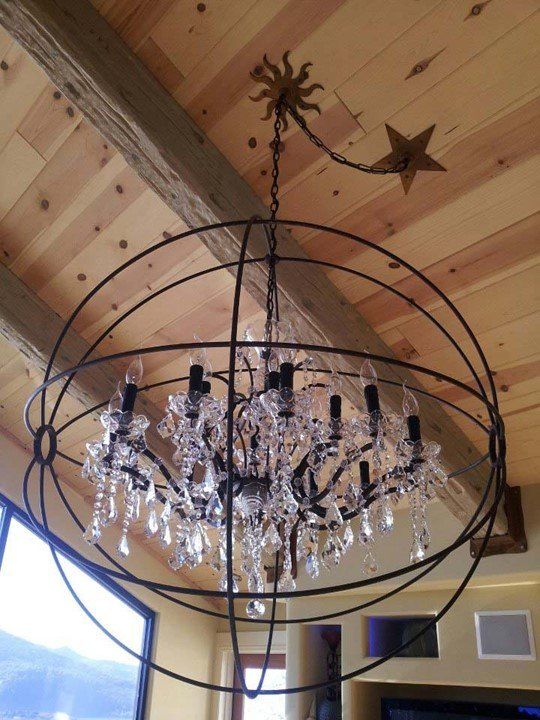 Custom Chandelier — Lakeport, CA — Davis Fabrication & Ornamental Designs