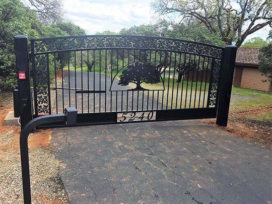 Fence With Design — Lakeport, CA — Davis Fabrication & Ornamental Designs