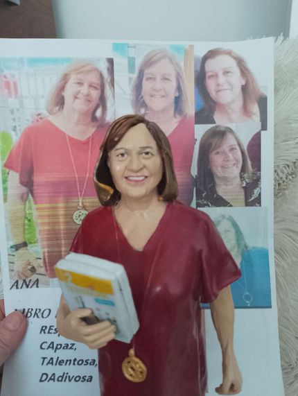 figura de señora, figura personalizada