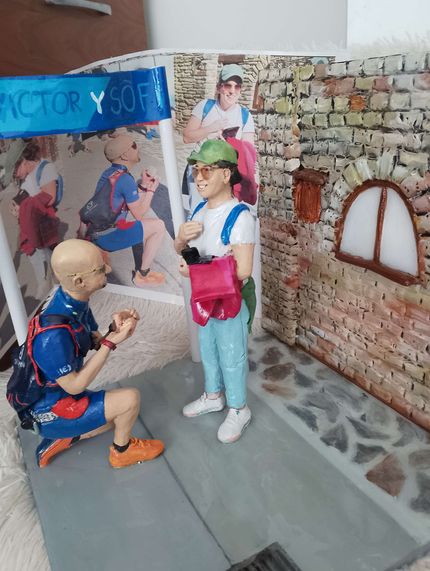 figura personalizada de pareja tal cual una foto