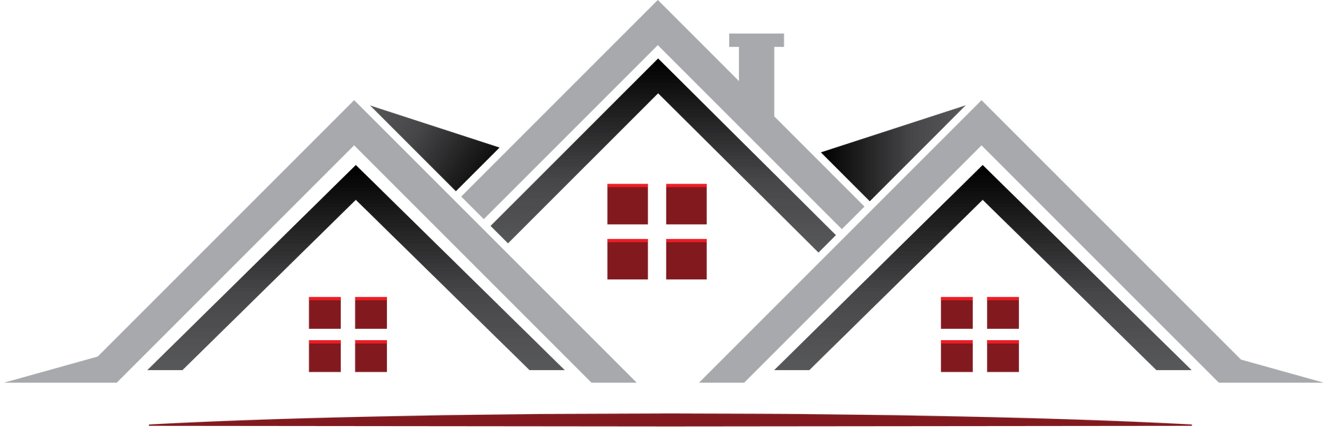 A logo for a company called Red Line Roofing Logo | Trusted Roofing in Dickson, TN. 