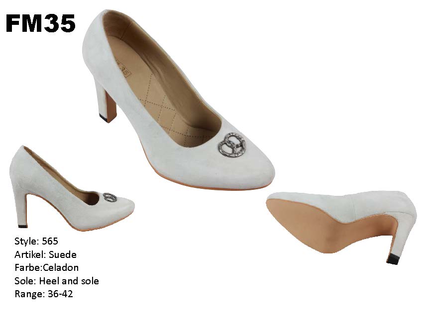 565, Suede, Caladon, Heel and sole