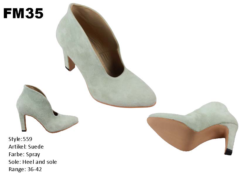 559, Suede, Spray, Heel and sole