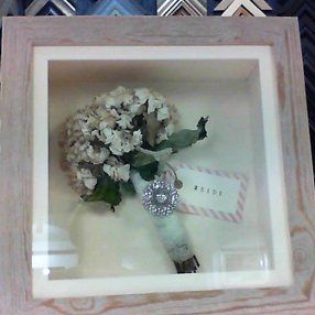 bouquet framed