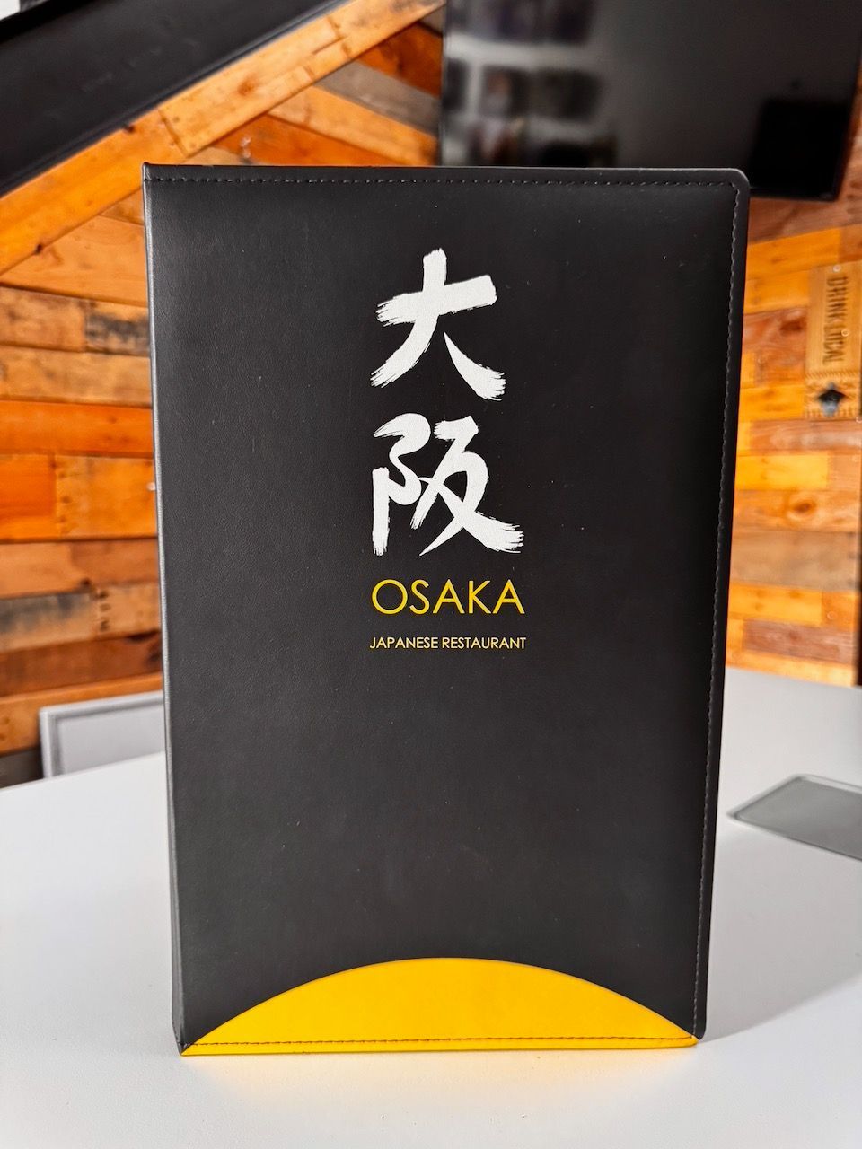 custom restaurant vinyl menu