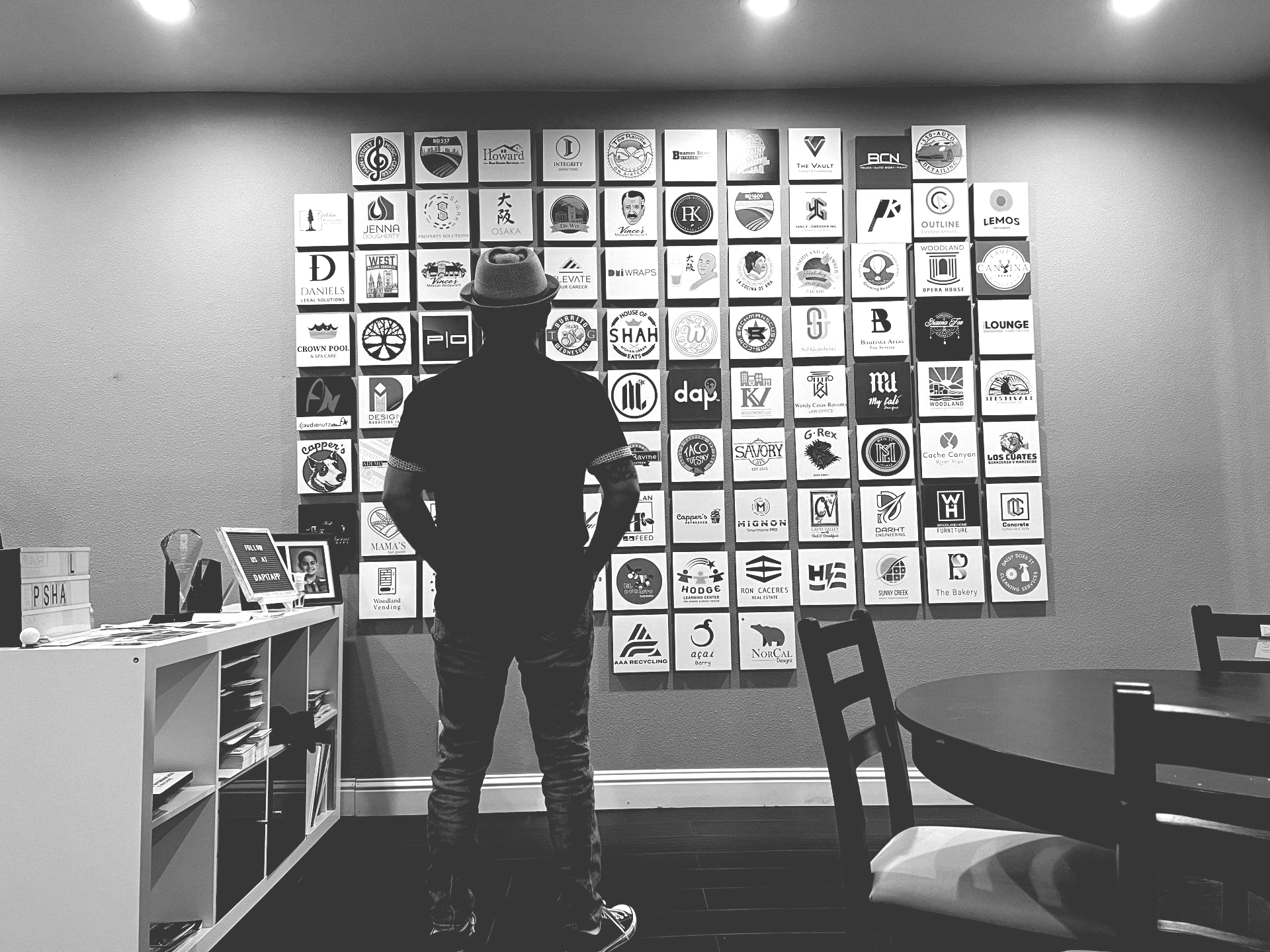 Cesar Torres, MyCali Designs Logo Wall