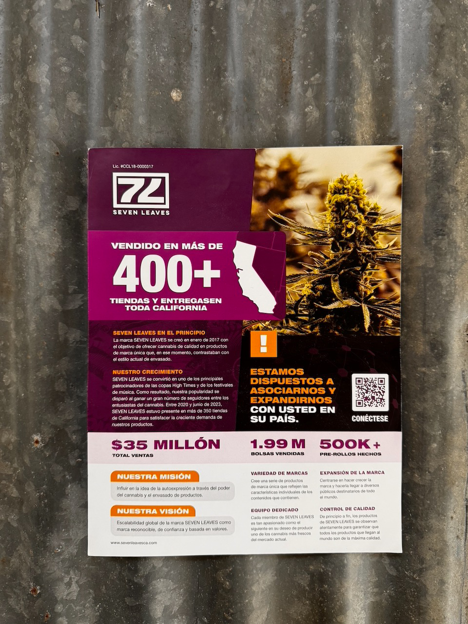 custom printed on cardstock sales sheet