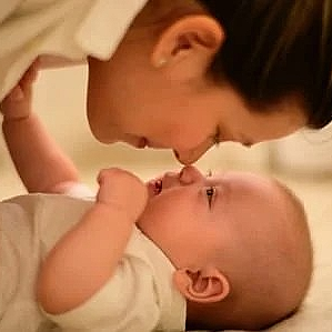 picture of mother and baby