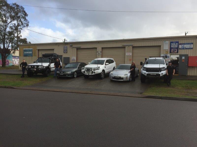 Cars Parked in front of the Shop — Automotive in Edgeworth, NSW