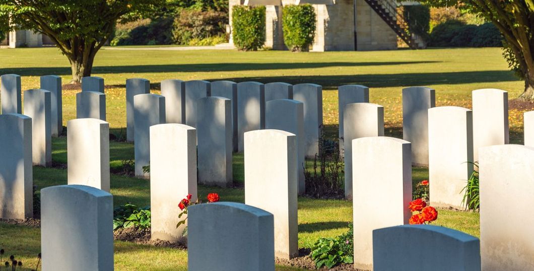 Cemetery in day light