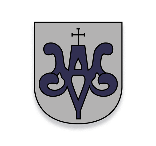 A shield with a cross and the letter y on it