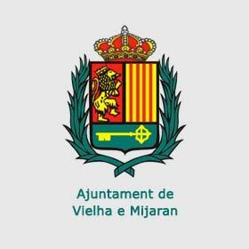 The coat of arms of the ayuntamiento de vielha e mijaran