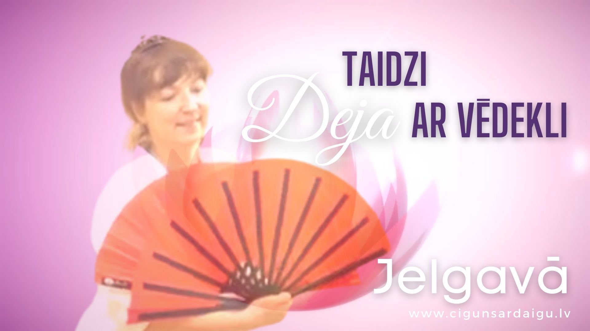 Taidzi deja ar vēdekli, Jelgava, taidzi, deja sievišķibai, radošuma attīstīšanai