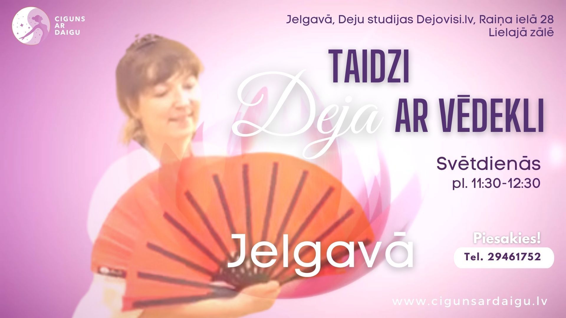 taidzi deja ar vēdekli, taichifan, jelgava, taidzi ar vēdekli, sievišķiba, elegance, radošums
