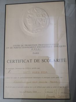 certificato per massaggi