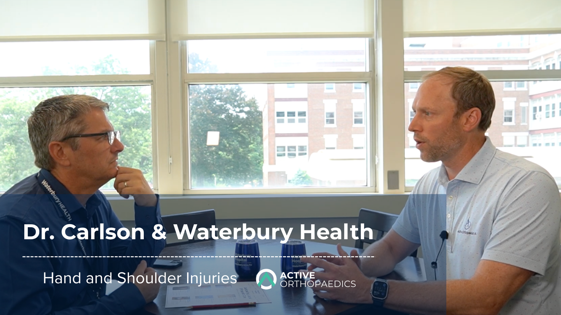 Dr Erik Carlson joins Waterbury Health to discuss hand and shoulder injuries