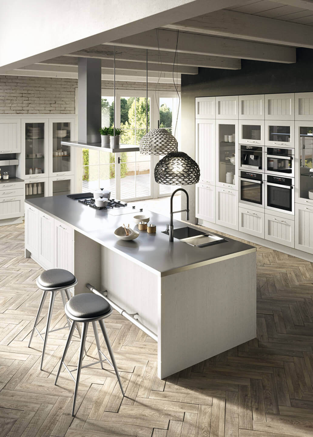 CUCINE CONTEMPORANEE E CLASSICHE soluzione arredo