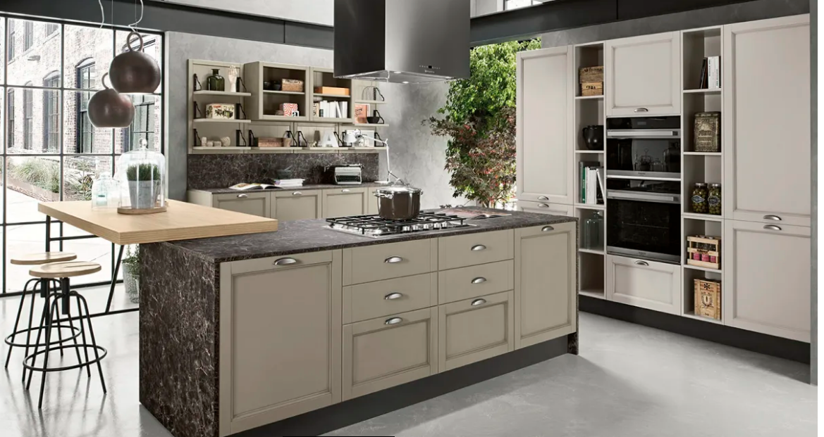 CUCINE CONTEMPORANEE E CLASSICHE soluzione arredo