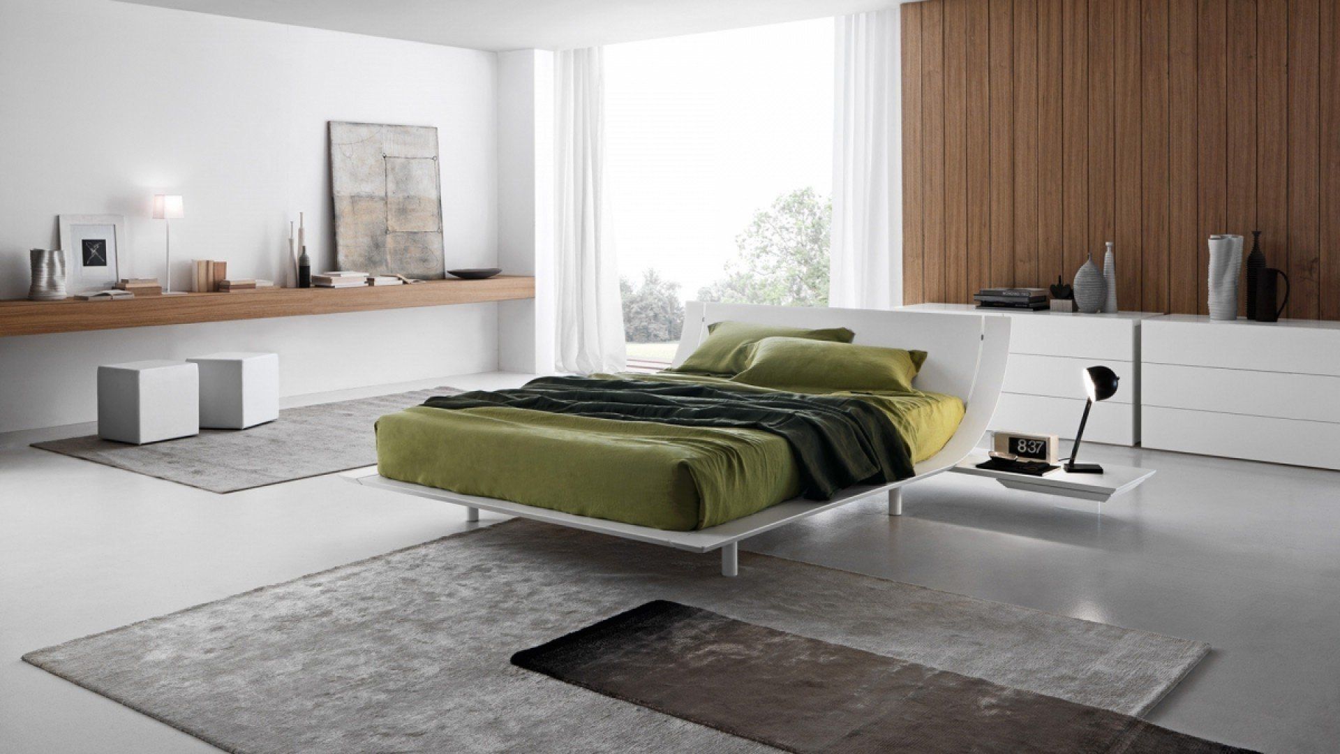 camere moderne soluzione arredo