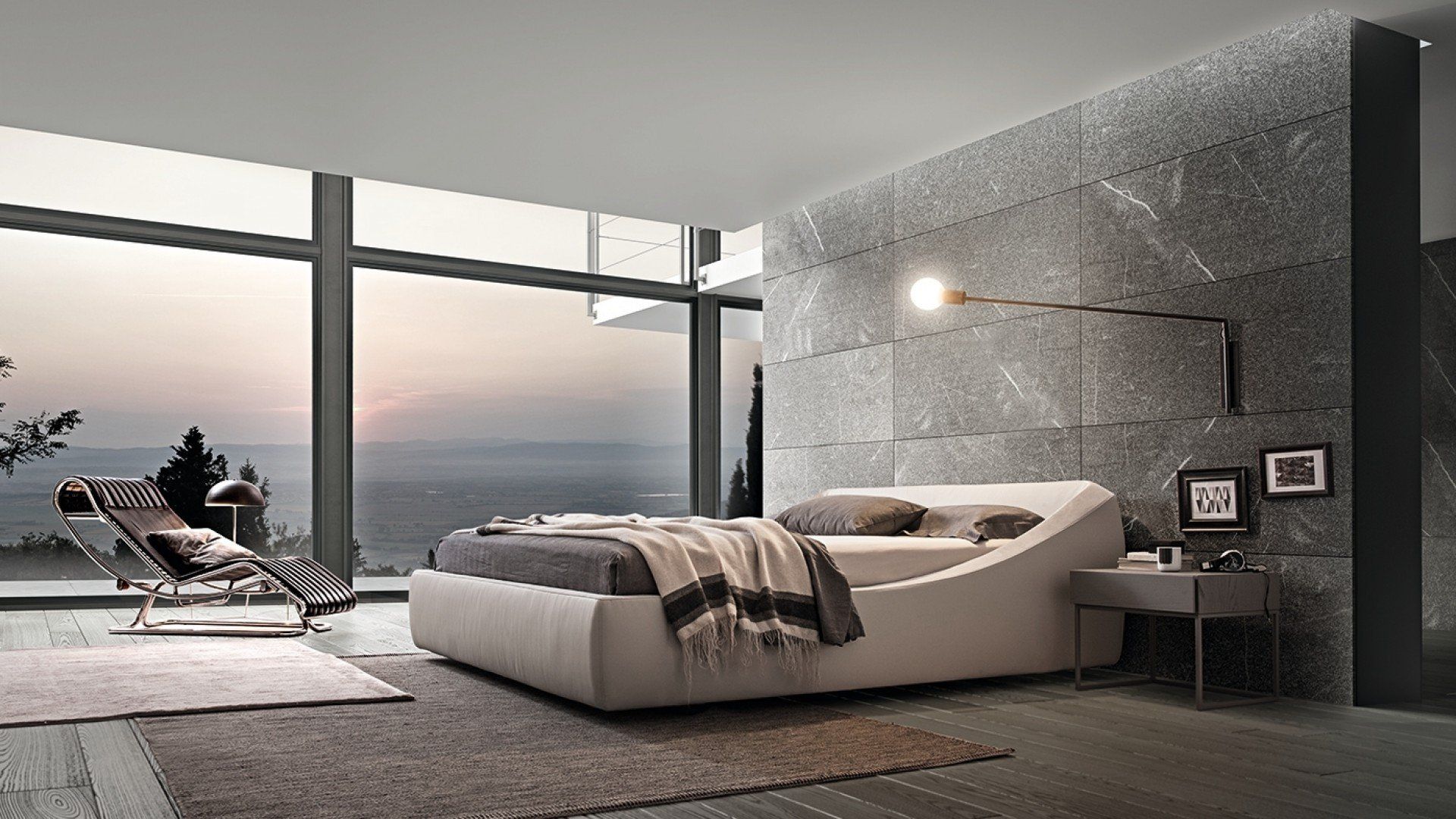 camere moderne soluzione arredo