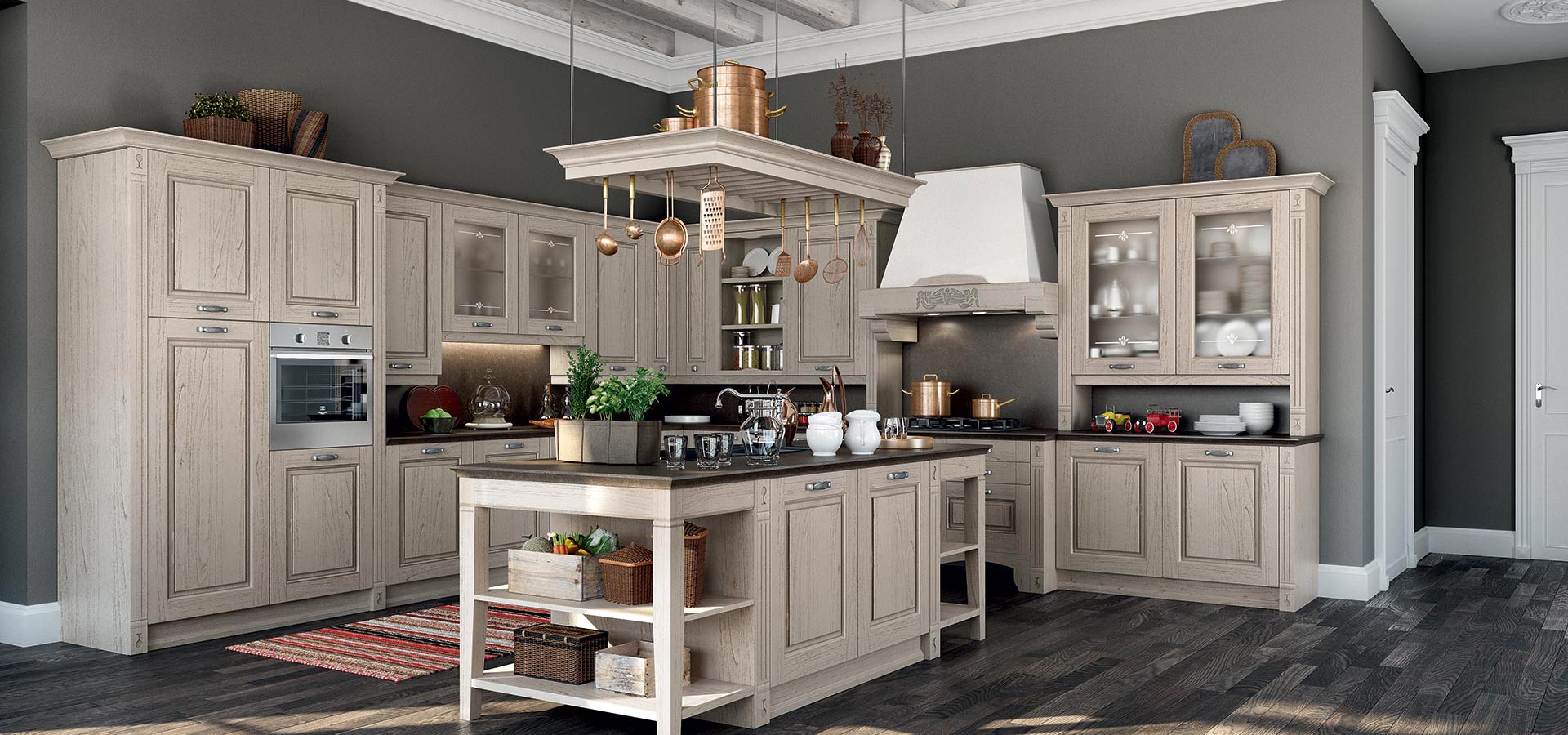 CUCINE CONTEMPORANEE E CLASSICHE soluzione arredo
