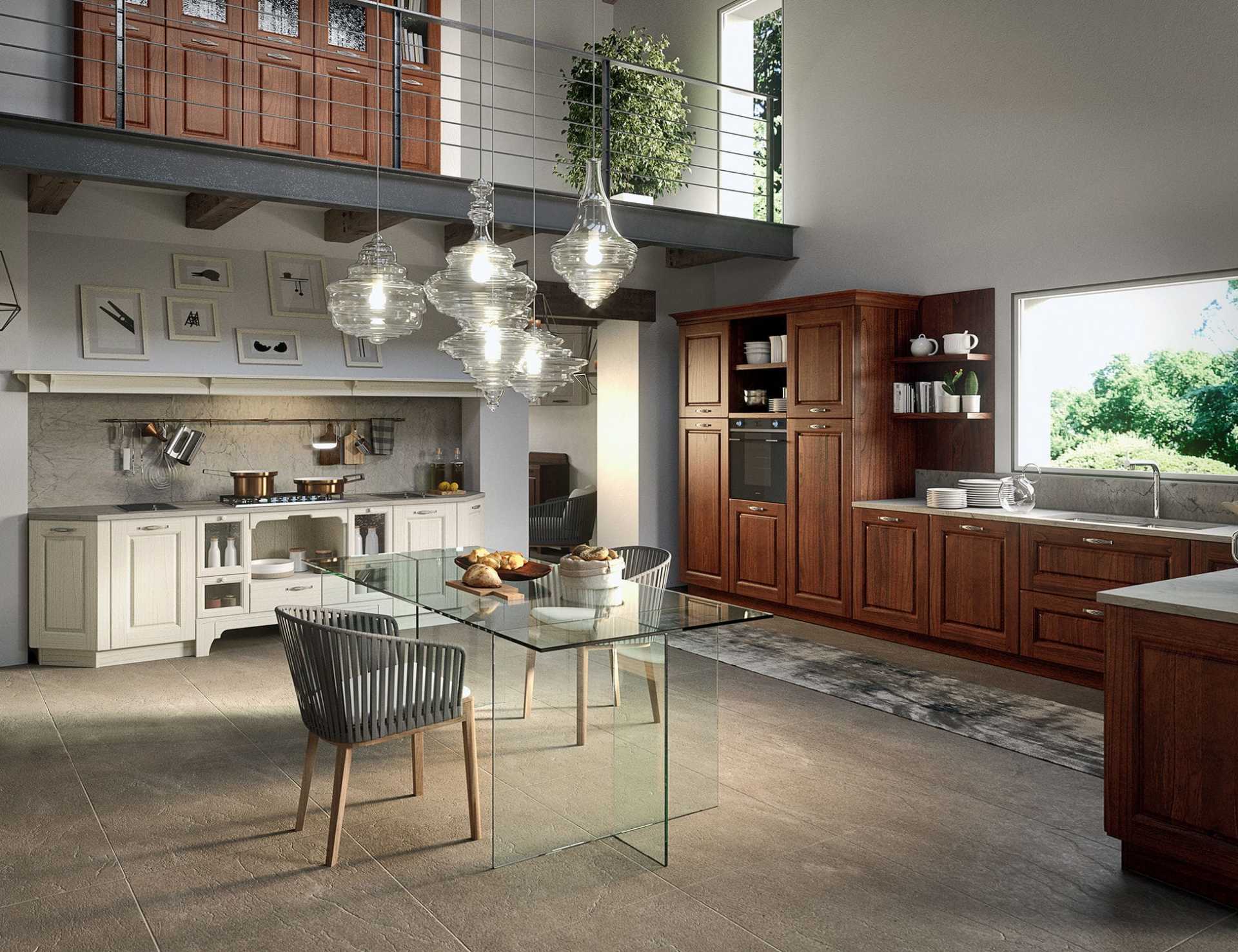 CUCINE CONTEMPORANEE E CLASSICHE soluzione arredo