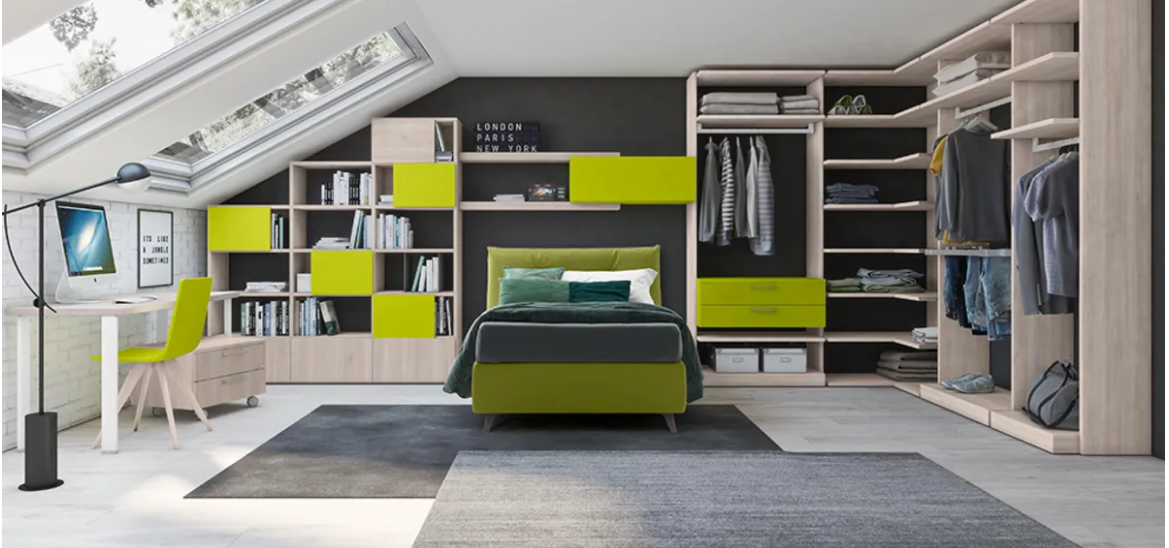 camerette moderne soluzione arredo
