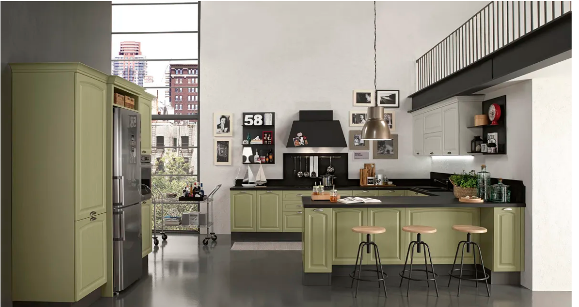 CUCINE CONTEMPORANEE E CLASSICHE soluzione arredo