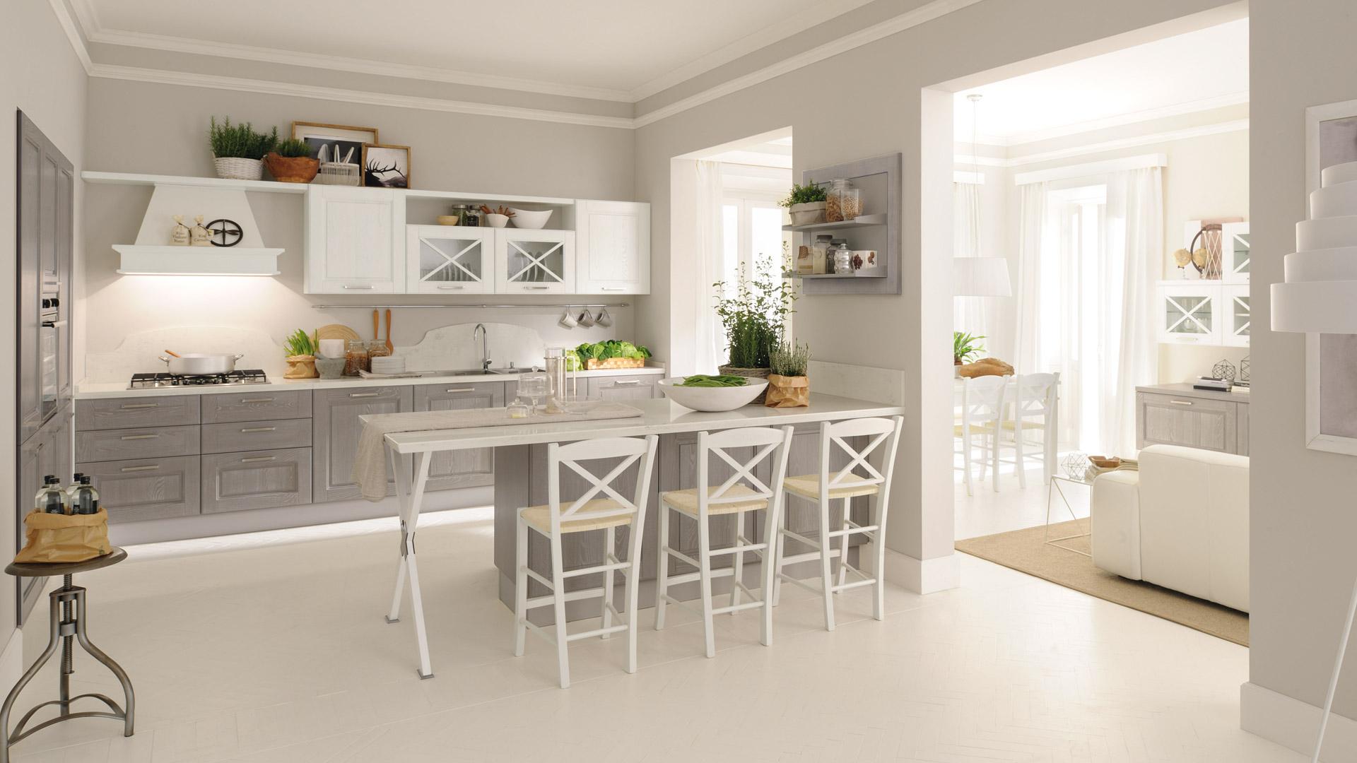 CUCINE CONTEMPORANEE E CLASSICHE soluzione arredo