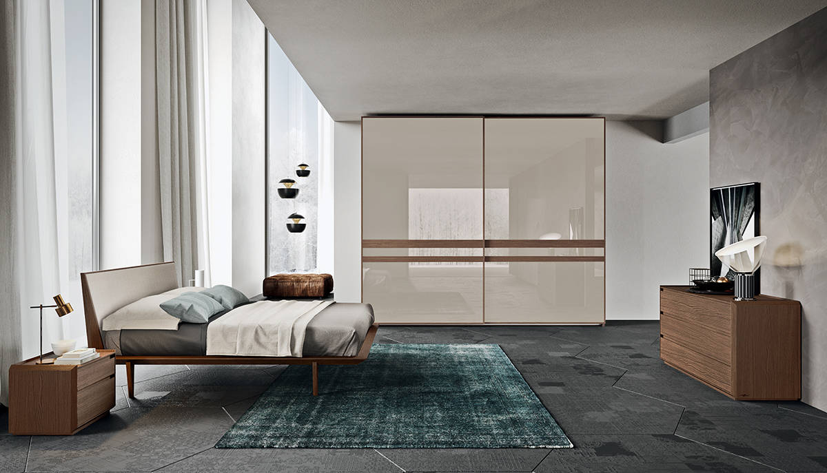 camere moderne soluzione arredo