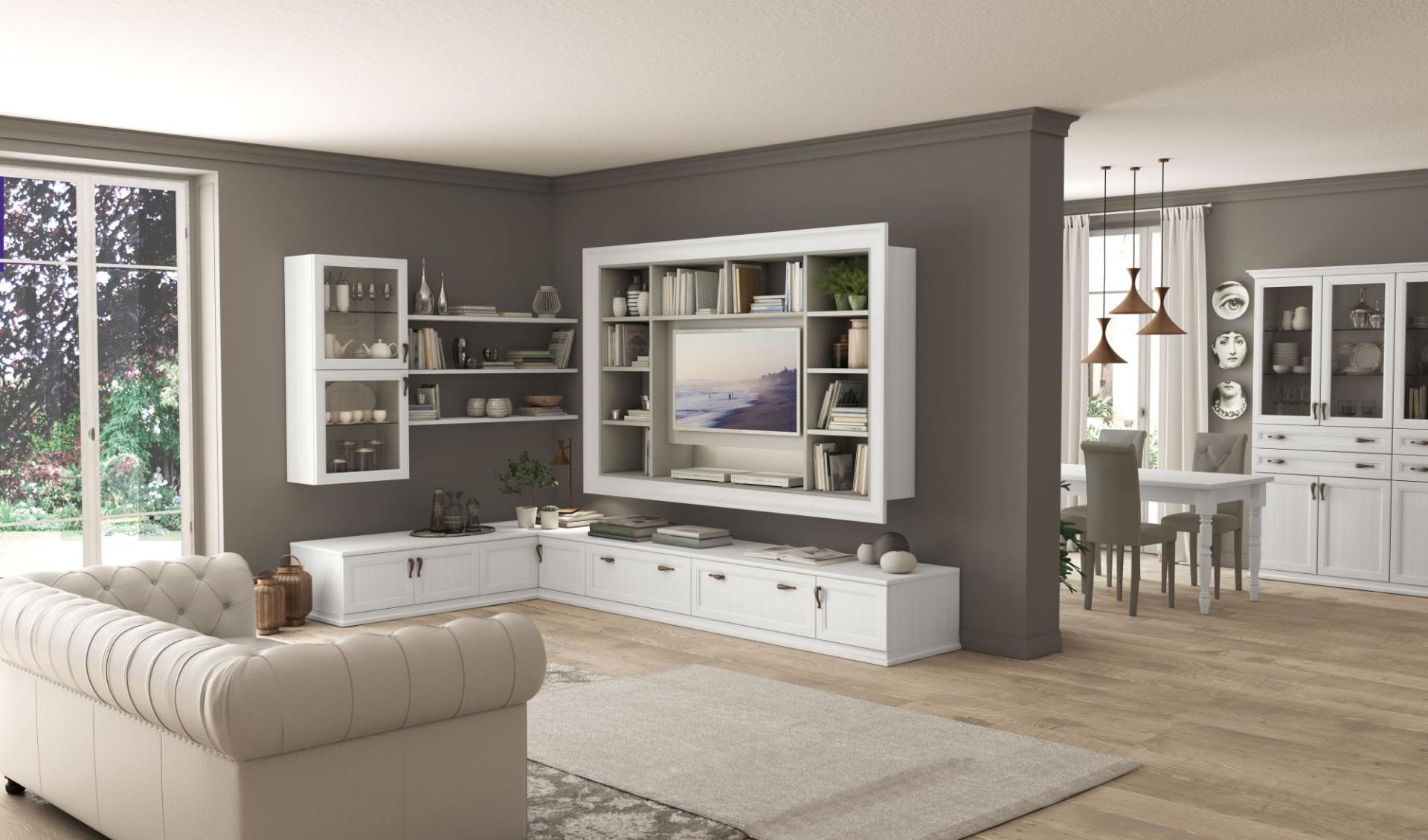 soggiorni contemporanei e classici soluzione arredo