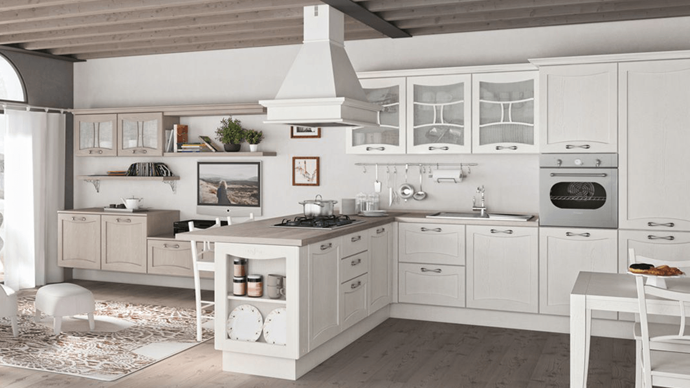 CUCINE CONTEMPORANEE E CLASSICHE soluzione arredo