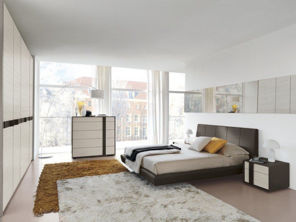 camere moderne soluzione arredo