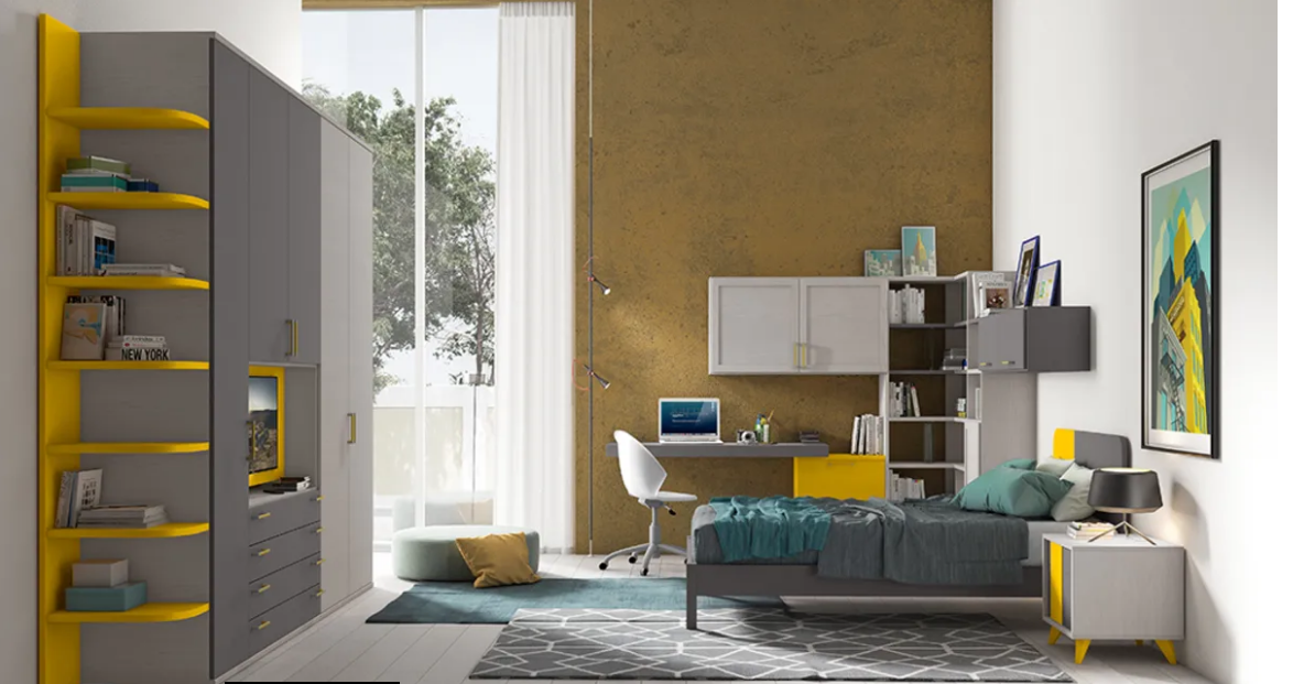 camerette moderne soluzione arredo